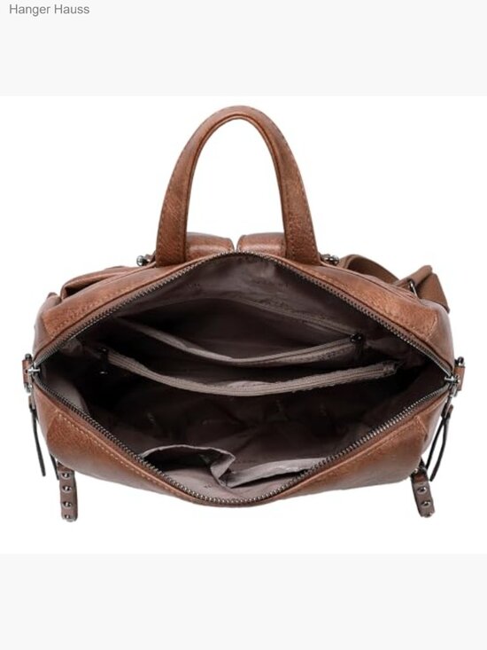Vegan Leather Fashion Backpack Purse for Women Travel Laptop Bookbag main image 5